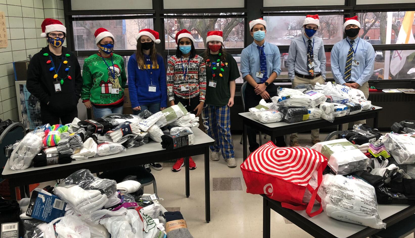 Sock drive at De La Salle to help the homeless